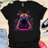Retro Frenchie with Sunglasses - V3 - Retro Three T-Shirt